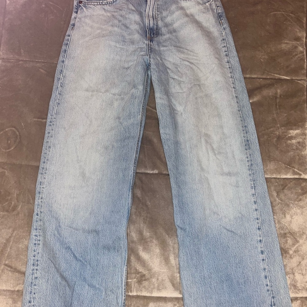 Zara High Rise Women Jeans - Light Blue